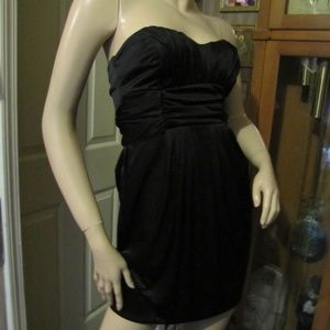 Teeze Me Black Strapless Dress size small